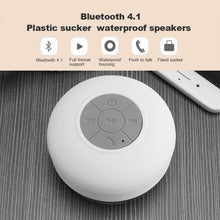 Load image into Gallery viewer, Wireless Bluetooth Speakers Hands Free Water Resistant Bluetooth Shower Speaker Portable Mini Cute Speaker with Mic for Phone