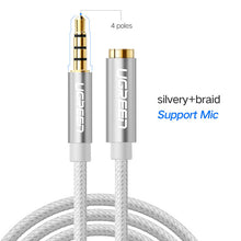 Load image into Gallery viewer, Ugreen 3.5mm Extension Audio Cable Male to Female Aux Cable Headphone Cable 3.5 mm extension cable for iPhone 6s MP3 MP4 Player